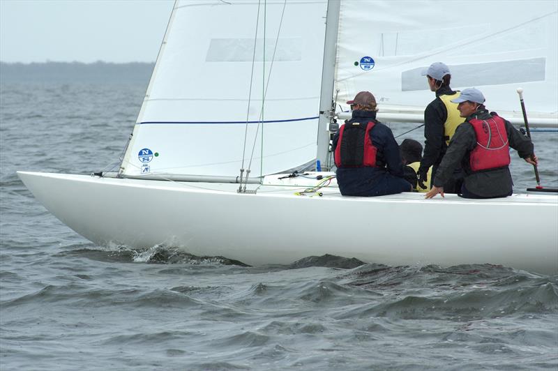 Go With The Flow needed to be across the finish line first to be guaranteed a clear win in the Etchells series photo copyright Jeanette Severs taken at Metung Yacht Club and featuring the Etchells class