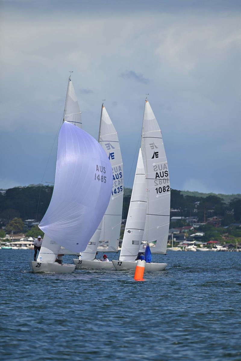 Race 2 - Etchells 2023 NSW Championship photo copyright Dickson Leung taken at Gosford Sailing Club and featuring the Etchells class