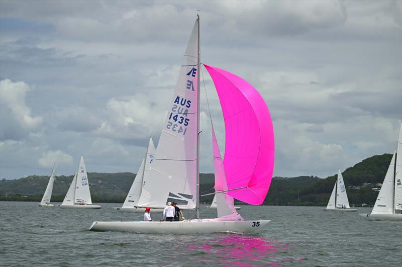 JC Strong - Etchells 2023 NSW Championship photo copyright Dickson Leung taken at Gosford Sailing Club and featuring the Etchells class