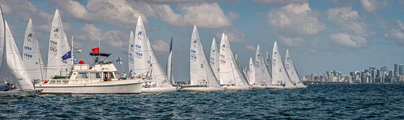 2022/2023 Etchells Biscayne Bay Series - Mid-Winter East Regatta photo copyright Peter Vanderlaan taken at Biscayne Bay Yacht Club and featuring the Etchells class