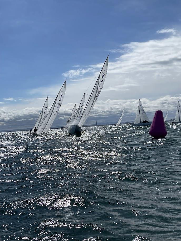 Port Phillip Bay Rollers on day two of the Etchells Victorian State Championship photo copyright Laura Thomson / RBYC taken at Royal Brighton Yacht Club and featuring the Etchells class