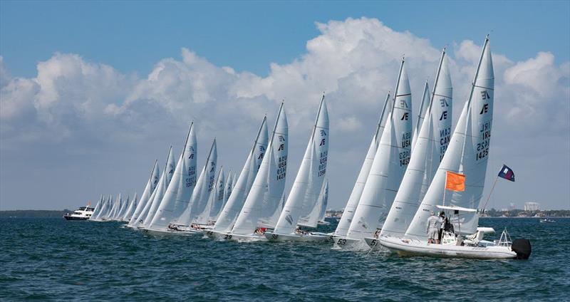 Etchells North American Championship photo copyright Nic Brunk taken at Coral Reef Yacht Club and featuring the Etchells class