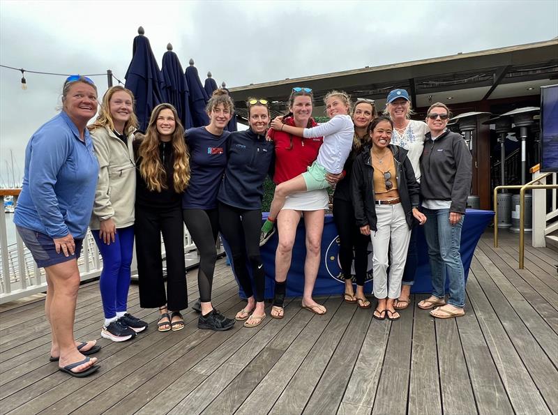 2023 Etchells West Coast Spring Series - Women Participants photo copyright Mark Albertazzi taken at San Diego Yacht Club and featuring the Etchells class