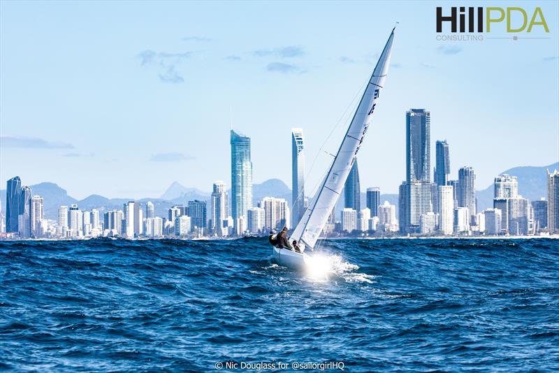 Magpie won Race 2 on Etchells Gold Coast Championship Day 1 - photo © Nic Douglass for @sailorgirlhq