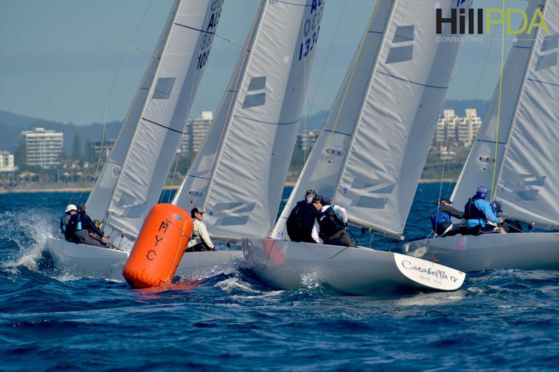 Day 3 of the Etchells Australasian Championship at Mooloolaba photo copyright Keynon Sports Photos taken at Mooloolaba Yacht Club and featuring the Etchells class