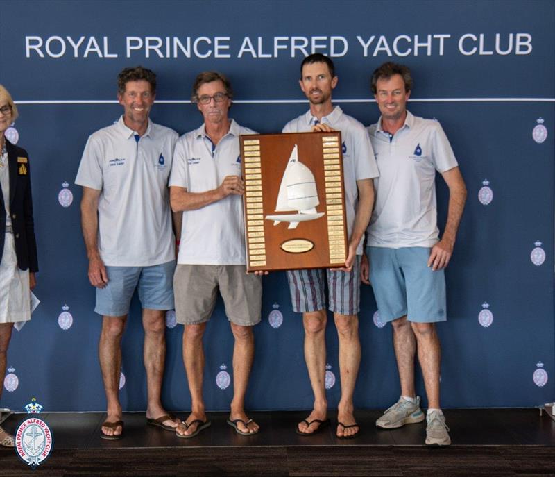 Etchells NSW State Championship 2024 - Winners! RPAYC Etchells NSW - Mal Page, Mark Thornburrow, Julian Plante, Nathan Wilmot - photo © Brendan Rourke / RPAYC