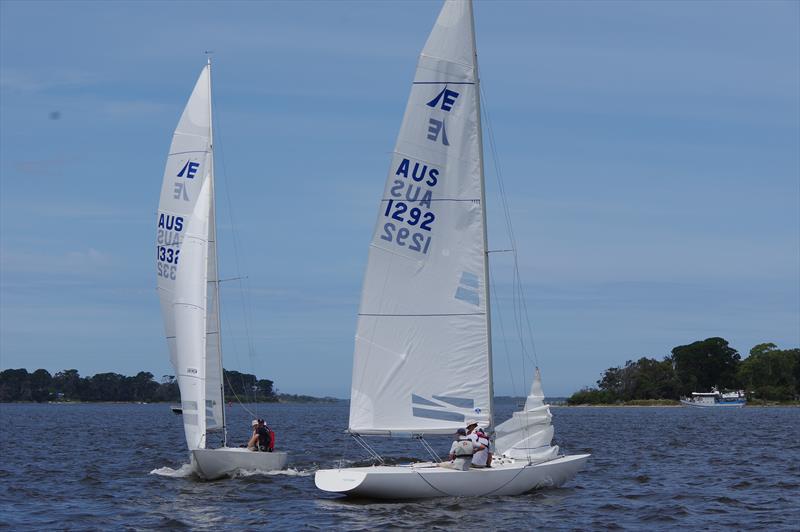 There will be family rivalry between Come Monday and AUS1292 for a podium finish - photo © Jeanette Severs