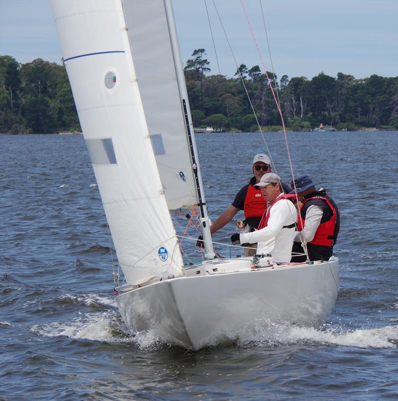 Feng Shui is a combined Metung Yacht Club and Royal Brighton Yacht Club crew photo copyright Jeanette Severs taken at Metung Yacht Club and featuring the Etchells class