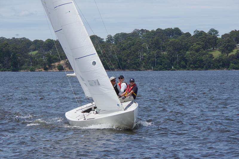 Local yacht, Odyssey, owned by Roger Claydon and Brandon Kibby, will be keen to podium finish photo copyright Jeanette Severs taken at Metung Yacht Club and featuring the Etchells class