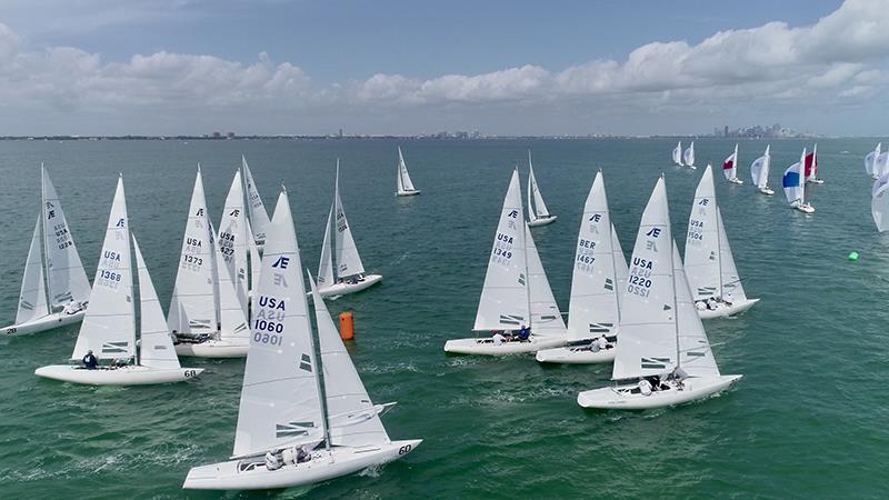 Fleet 20 Winter Series - Etchells Biscayne Bay Winter Series photo copyright Kathleen Tocke taken at Biscayne Bay Yacht Club and featuring the Etchells class