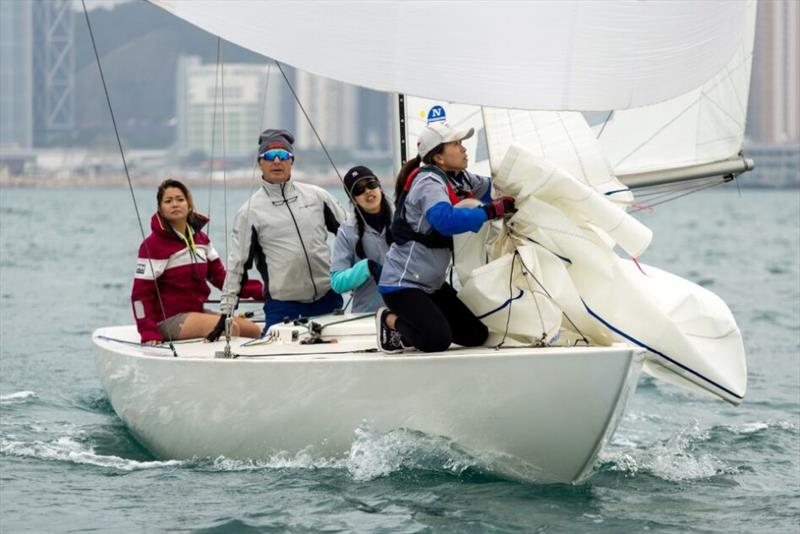 Volvo Ladies Helm 2024 Race photo copyright RHKYC / Guy Nowell taken at Royal Hong Kong Yacht Club and featuring the Etchells class