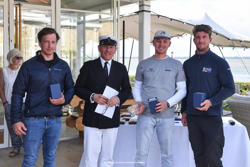 Etchells Sir Kenneth Preston Trophy Regatta - 1st Youth Boat – Ted Blowers and crew photo copyright Jan Ford taken at Royal Yacht Squadron and featuring the Etchells class