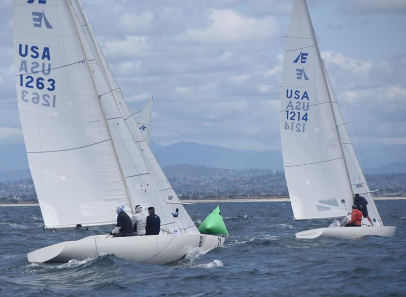 Etchells Orca Bowl Regatta at San Diego Yacht Club photo copyright Bob Betancourt taken at San Diego Yacht Club and featuring the Etchells class