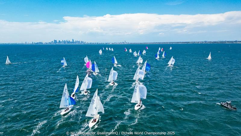 Etchells World Championship - photo © Nic Douglass @SailorGirlHQ