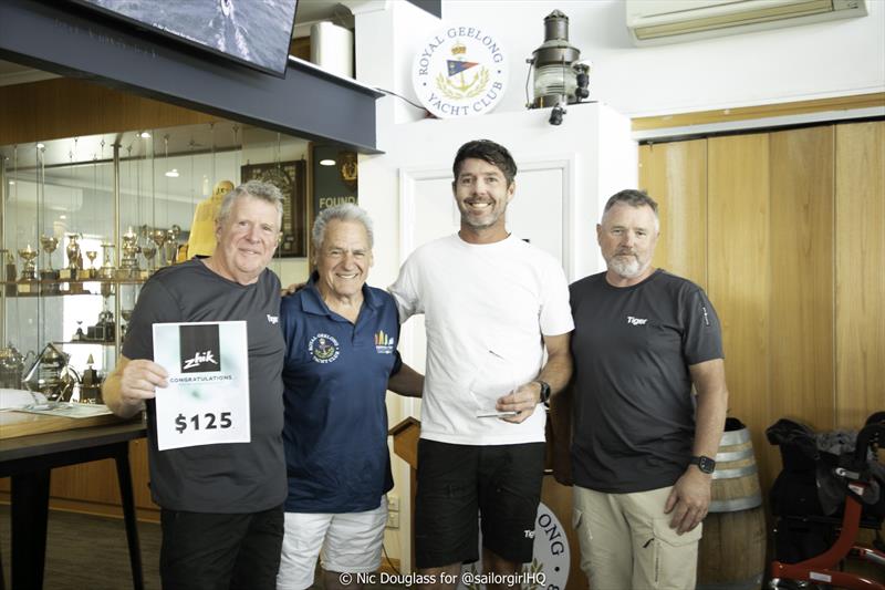 Team Tiger were runners-up - TLC Healthcare Etchells Australasian Summer Championship photo copyright Nic Douglass @SailorGirlHQ taken at Royal Geelong Yacht Club and featuring the Etchells class