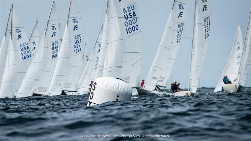 2026 Etchells West Coast Spring Series Racing photo copyright Mark Albertazzi taken at San Diego Yacht Club and featuring the Etchells class