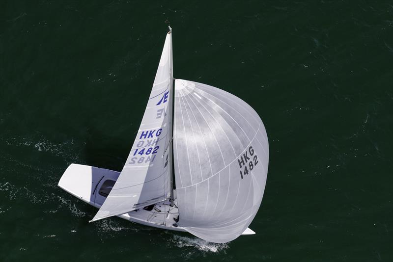 Racer CC from above - Etchells Victorian State Championship 2026 - photo © Terry Calley for Hippodrone