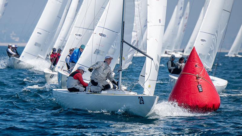 Etchells Midwinters West at San Diego Yacht Club photo copyright Mark Albertazzi taken at San Diego Yacht Club and featuring the Etchells class