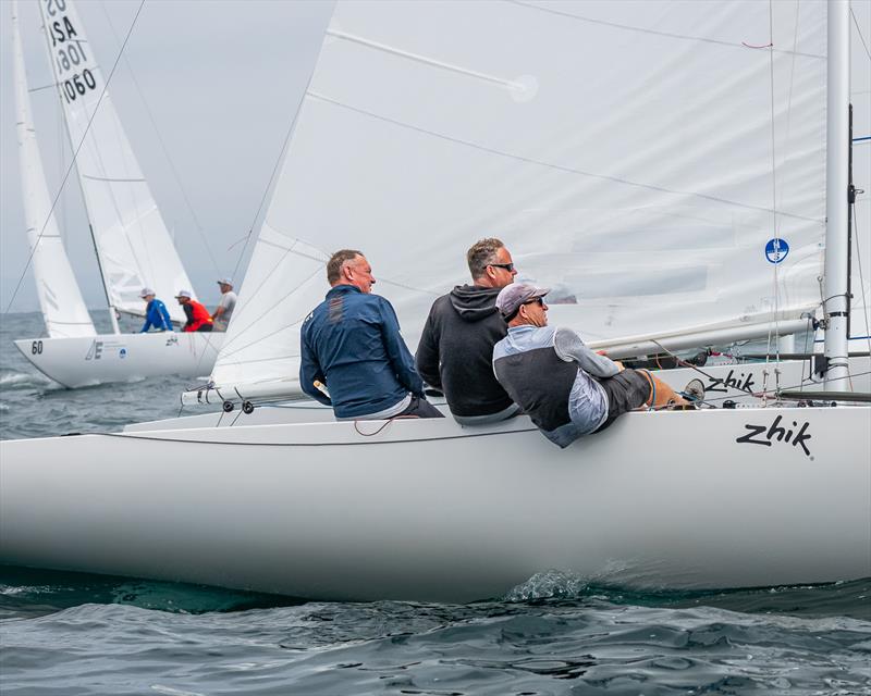 Buschido USA 969 on day 1 of the 2026 Etchells World Championship at San Diego Yacht Club photo copyright Mark Albertazzi taken at San Diego Yacht Club and featuring the Etchells class