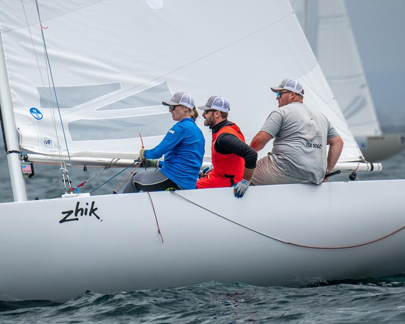 Free Bird USA 1060 on day 1 of the 2026 Etchells World Championship at San Diego Yacht Club photo copyright Mark Albertazzi taken at San Diego Yacht Club and featuring the Etchells class