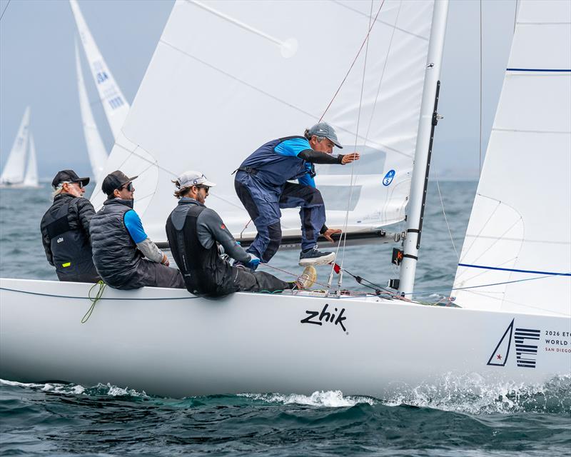 Rogue USA 1519 on day 1 of the 2026 Etchells World Championship at San Diego Yacht Club photo copyright Mark Albertazzi taken at San Diego Yacht Club and featuring the Etchells class