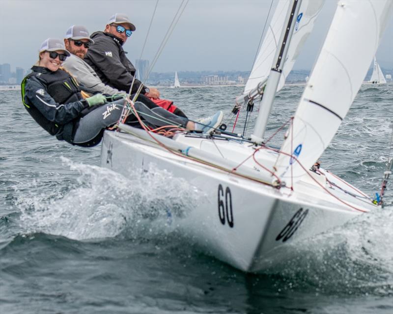2026 Etchells World Championship at San Diego Yacht Club day 2 photo copyright Mark Albertazzi taken at San Diego Yacht Club and featuring the Etchells class