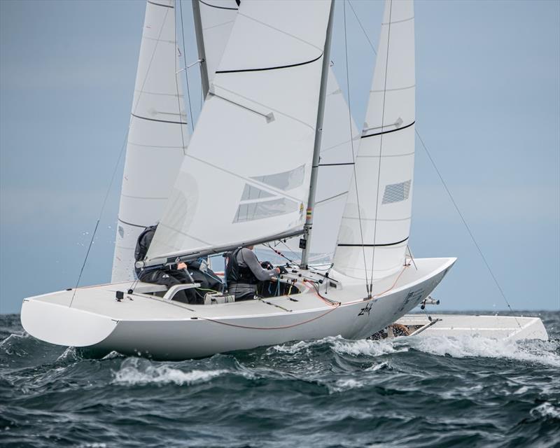 2026 Etchells World Championship at San Diego Yacht Club day 2 photo copyright Mark Albertazzi taken at San Diego Yacht Club and featuring the Etchells class