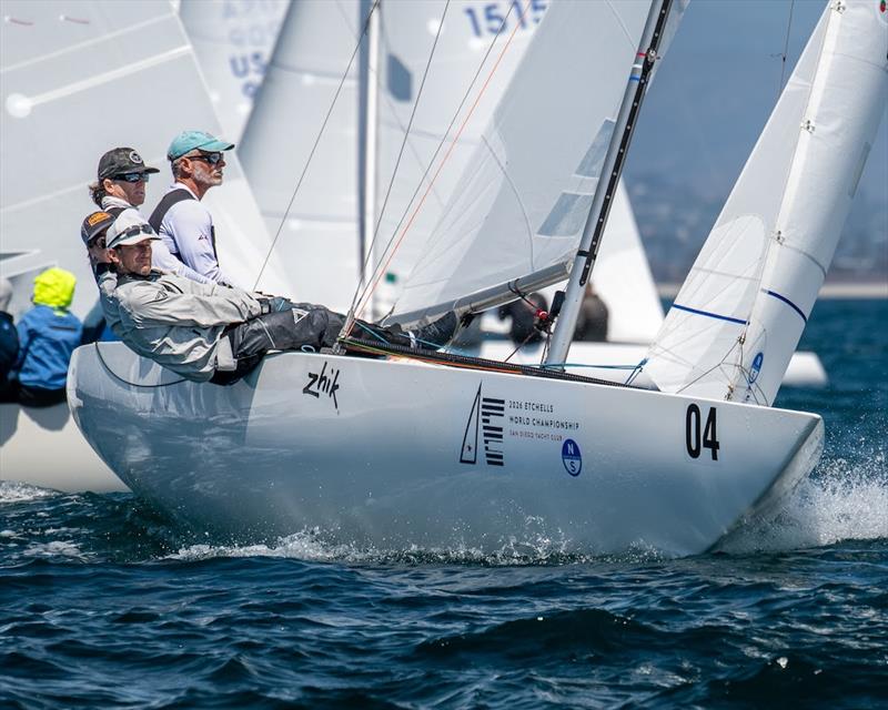 2026 Etchells World Championship at San Diego Yacht Club day 3 photo copyright Mark Albertazzi taken at San Diego Yacht Club and featuring the Etchells class