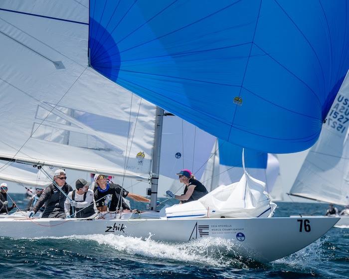2026 Etchells World Championship at San Diego Yacht Club day 3 photo copyright Mark Albertazzi taken at San Diego Yacht Club and featuring the Etchells class