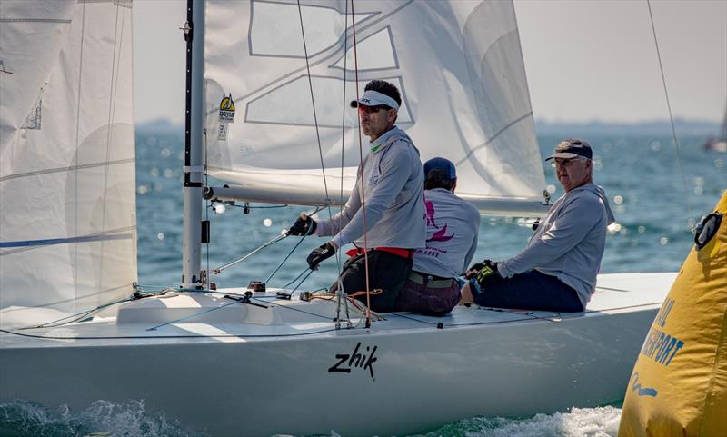 Jud Smith during the 2026 North American Etchells Championship - photo © Daniel Forster Photography