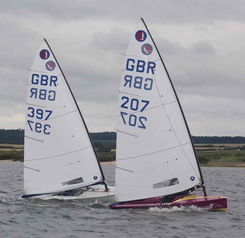 Europes at Overy Staithe photo copyright Bernard Clark taken at Overy Staithe Sailing Club and featuring the Europe class