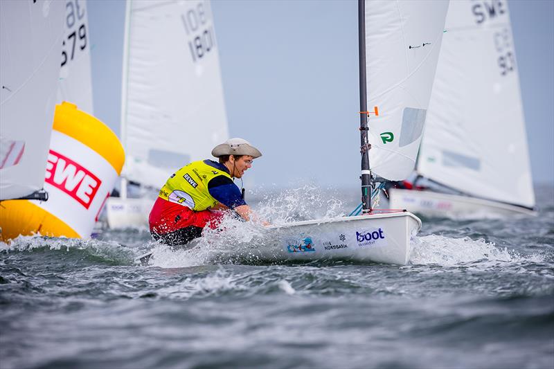 Lars Johan Brodtkorb (Norway) is in perfect shape for Europe Worlds in six week at Kühlungsborn/Germany photo copyright Sascha Klahn / Kiel Week taken at Kieler Yacht Club and featuring the Europe class