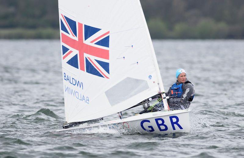 Mandy Horton winning Race 10 of the Grafham water SC Restart Series in her Europe - photo © Paul Sanwell / OPP