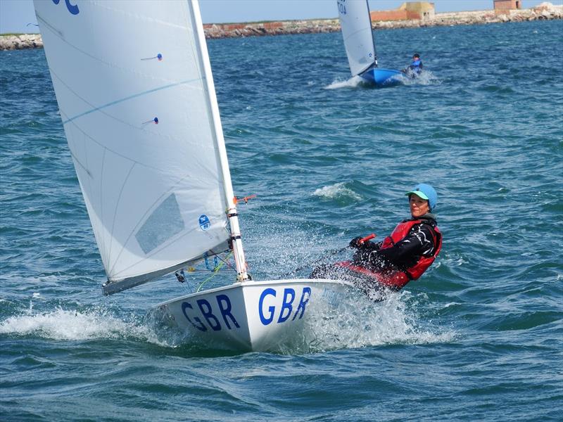 Europe sailing in Portland Harbour - photo © Will Loy