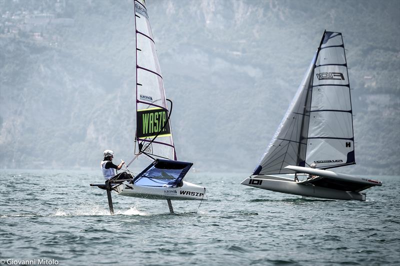 Foiling Week GARDA photo copyright Giovanni Mitolo taken at Fraglia Vela Malcesine and featuring the F101 class