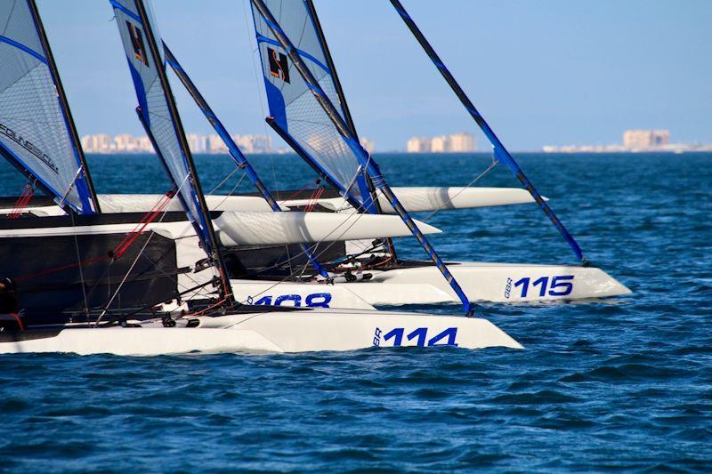 F101 End of season Tribal Gathering at Mar Menor photo copyright Foiling World taken at  and featuring the F101 class