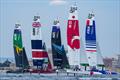 © Bob Martin/SailGP Australia SailGP Team, Great Britain SailGP Team, New Zealand SailGP Team, Japan SailGP Team and France SailGP Team competing on Race Day 1 at Italy SailGP, Event 2, Season 2 in Taranto, Italy. © Bob Martin/SailGP