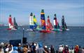 Start - Day 2 Rolex Los Angeles SailGP - March 16, 2025 © Andrew Baker/SailGP