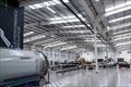 SailGP Team Australia's new wing is worked on at SailGP Technologies -  Southampton - July 2025