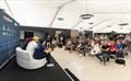 General View during a pre-event press conference ahead of the Emirates Great Britain Sail Grand Prix in Portsmouth, UK