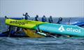 Mubadala Brazil SailGP Team following an nosedive during a practice session ahead of the Germany Sail Grand Prix in Sassnitz