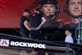 Valteri Bottas, Finnish Formula 1 driver with Tom Slingsby, driver of BONDS Flying Roos SailGP Team, and Nicolai Sehested, driver of ROCKWOOL Denmark SailGP Team, in the technical area ahead of the ROCKWOOL France Sail Grand Prix 