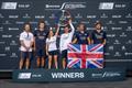 Emirates Great Britain SailGP Team with the France Sail Grand Prix winner trophy - Saint Tropez, France - September 13, 2025-