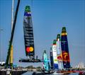 Black Foils crane in - SailGP Grand Final  - Abu Dhabi, UAE - November 27, 2025