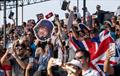 Emirates Great Britain SailGP Team fans celebrate -  Race Day 2 of the Mubadala Abu Dhabi Sail Grand Prix Season Grand Final - November 30, 2025