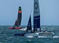 Germany SailGP Team and Switzerland SailGP Team practice in windy conditions ahead of the opening event of the SailGP Season. January 13, 2026