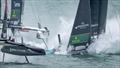Black Foils lose control -  Day 1 of ITM NZ SailGP - Auckland - February 14, 2026