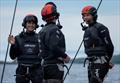 Blair Tuke, Peter Burling and Leonard Takahashi - Black Foils SailGP Team - Practice session - Canada Sail Grand Prix  - Halifax, Canada - June 18, 2026 &copy; Jason Ludlow - SailGP