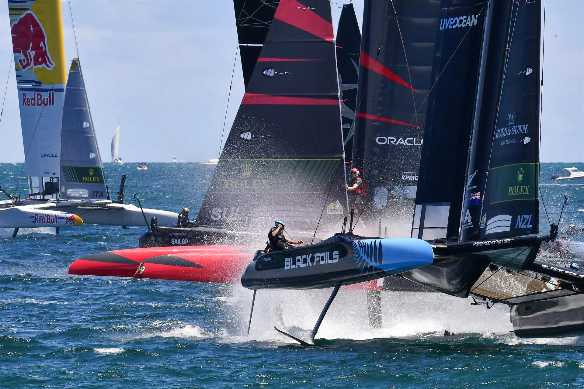 SailGP: What the Umpires saw in the Kiwi collision - video from the UmpApp