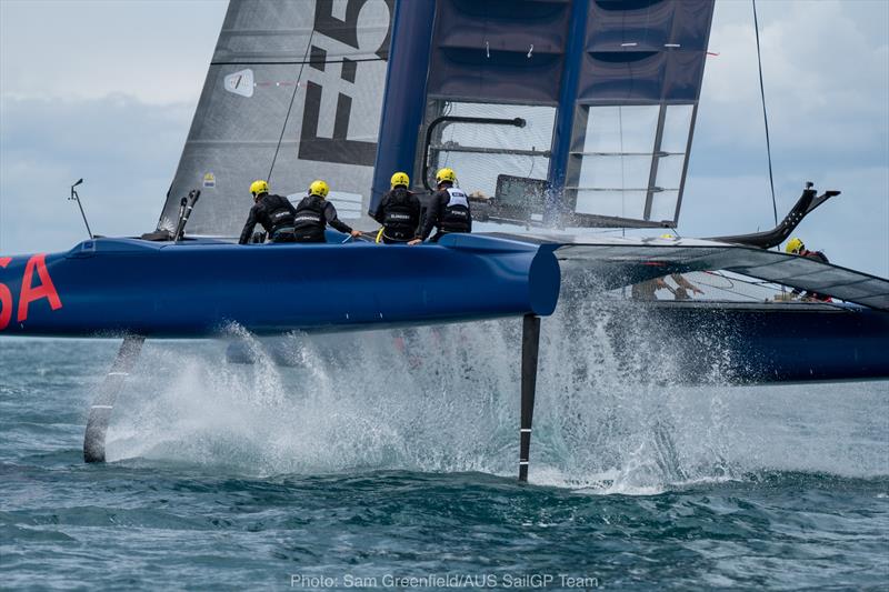 SailGP trials of the supercharged F50 boats - photo © Sam Greenfield / AUS SailGP Team